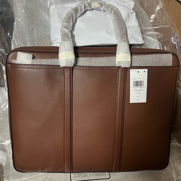 Coach Metropolitan Slim Brief Brand New MSRP $599 - Picture 3 of 5